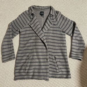 Nic+Zoe in good order cotton striped jacket